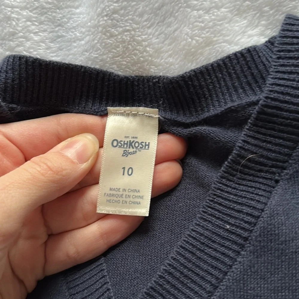 Kids navy cardigan